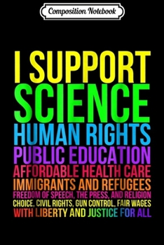 Composition Notebook: Science Human Rights Education Health Care Freedom  Journal/Notebook Blank Lined Ruled 6x9 100 Pages