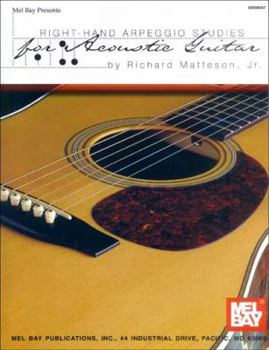 Paperback Right-Hand Arpeggio Studies for Acoustic Guitar Book