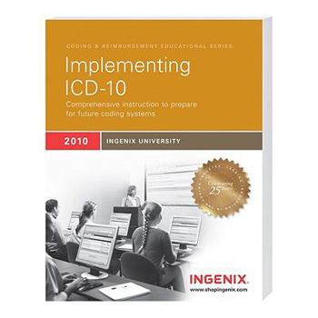 Paperback Ingenix Learning: Implementing ICD-10, 2010 (ICD-10 Product) Book
