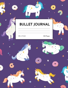Bullet Journal: Unicorn Dot Grid Notebook - Dotted Note Pad for Kids, Girls, Teens, Tweens, Women - Gifts for Birthday and Christmas | Creative Art 00552