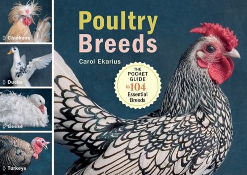 Paperback Poultry Breeds: Chickens, Ducks, Geese, Turkeys: The Pocket Guide to 104 Essential Breeds Book