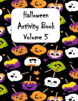 Paperback Halloween Activity Book Volume 5 Book