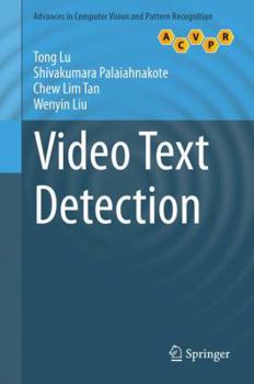 Hardcover Video Text Detection Book