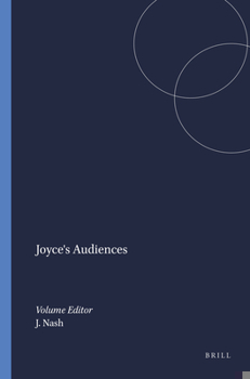 Hardcover Joyce's Audiences Book