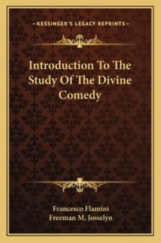 Paperback Introduction To The Study Of The Divine Comedy Book