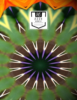 Dotted Grid Notebook: Wagon Wheel - Dots, Large Notebook