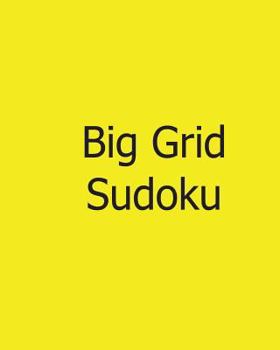 Paperback Big Grid Sudoku: Vol. 2 - 80 Gentle Sudoku Puzzles Book