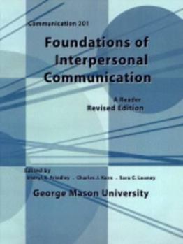 Paperback Foundations of Interpersonal Communication Book