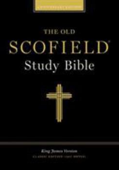 Leather Bound Old Scofield Study Bible-KJV-Classic Book