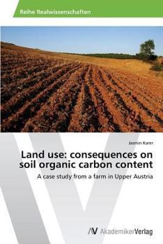 Paperback Land use: consequences on soil organic carbon content Book