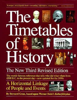 Paperback The Timetables of History: A Horizontal Linkage of People and Events Book