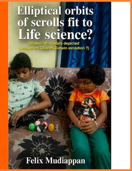 Elliptical orbits of scrolls fit to Life science?: (Vishnu 10 avadars depicted & supports Charles Darwin evolution ?)