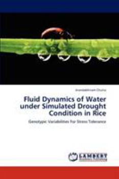 Paperback Fluid Dynamics of Water under Simulated Drought Condition in Rice Book