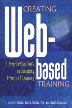 Paperback Creating Web Based Training Book