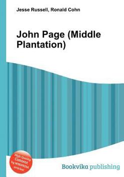 Paperback John Page (Middle Plantation) Book