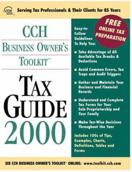 Paperback CCH Business Owner's Toolkit Tax Guide [With CDROM] Book