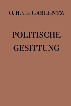 Paperback Politische Gesittung [German] Book
