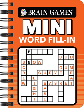 Spiral-bound Brain Games - To Go - Mini Word Fill-In Book