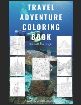 Paperback Travel Adventure Coloring Book