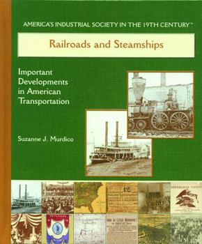 Library Binding Railroads and Steamships Book
