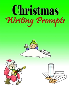 Paperback Christmas Writing Prompts Book