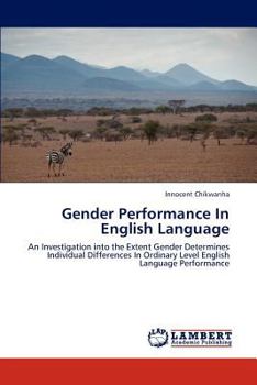 Paperback Gender Performance In English Language Book