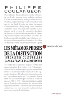 Paperback Les métamorphoses de la distinction [French] Book
