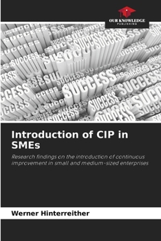 Paperback Introduction of CIP in SMEs Book