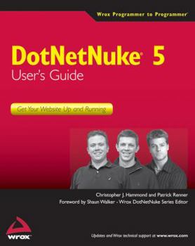 Paperback DotNetNuke 5 User's Guide: Get Your Website Up and Running Book