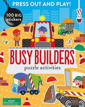 Paperback Busy Builders Puzzle Activities Book