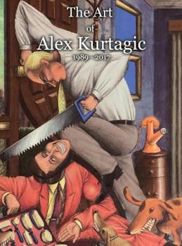 Hardcover The Art of Alex Kurtagic: 1989 - 2017 [Large Print] Book