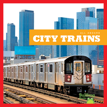 Library Binding City Trains Book