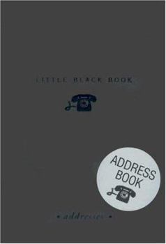 Spiral-bound Little Black Book of Addresses Book