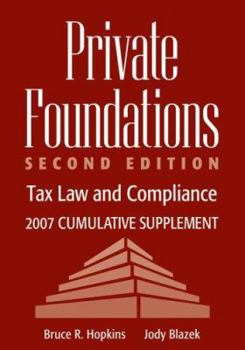 Paperback Private Foundations: Tax Law and Compliance Book