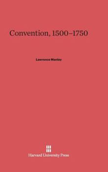 Hardcover Convention, 1500-1750 Book