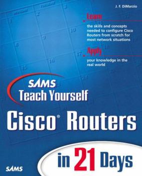 Paperback Sams Teach Yourself Cisco Routers in 21 Days Book