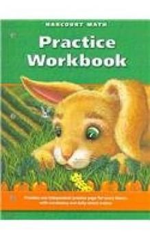 Paperback Harcourt School Publishers Math: Practice Workbook Gr1 Book