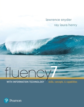 Paperback Fluency with Information Technology Book