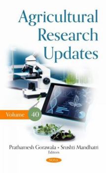 Hardcover Agricultural Research Updates Book