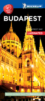 Map Michelin Budapest City Map Book