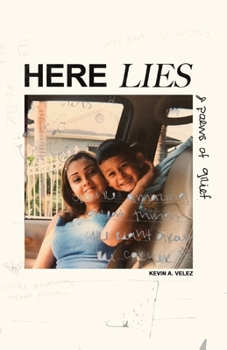 Paperback Here Lies: Poems of Grief [Large Print] Book