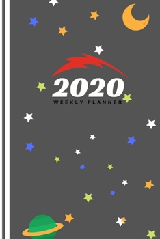 Paperback 2020 Weekly Planner: Notebook for Daily Schedule and Activity Organize - Journal Notebook for 2019-2020 - Teen Planner 2020 - Daily Agenda Book