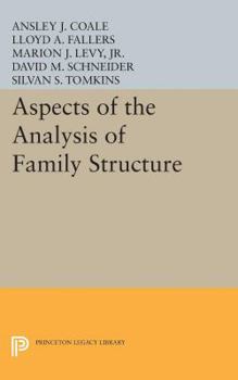 Paperback Aspects of the Analysis of Family Structure Book