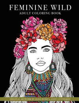 Paperback Feminine Wild: adult coloring book