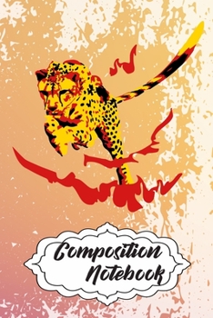 Composition Notebook: 110 Blank Lined Papers - 6x9 Personalized Customized Elephant Composition Notebook Journal Gift For Cheetah Lovers