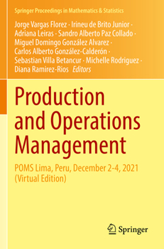 Paperback Production and Operations Management: Poms Lima, Peru, December 2-4, 2021 (Virtual Edition) Book