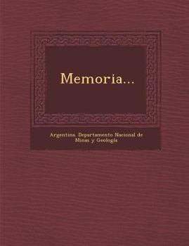 Paperback Memoria... [Spanish] Book