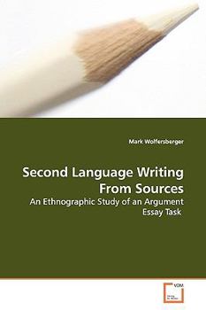 Paperback Second Language Writing From Sources Book