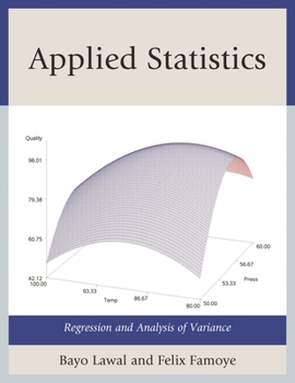 Paperback Applied Statistics: Regression and Analysis of Variance Book