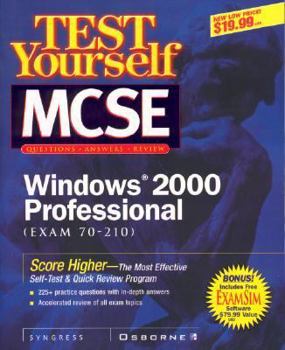 Paperback Test Yourself MCSE Windows 2000 Professional (Exam 70-210) Book